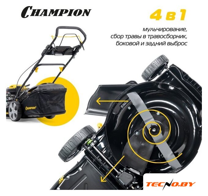Газонокосилка Champion LM5131 - Изображение №19 — Интернет-Магазин TECNO.BY