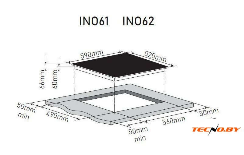 Варочная панель ZorG INO61 (белый) - Изображение №7 — Интернет-Магазин TECNO.BY