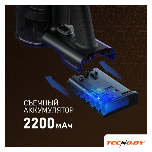 Пылесос Weissgauff V15 BLDC 250 Nero Turbo - Изображение №13 — Интернет-Магазин TECNO.BY