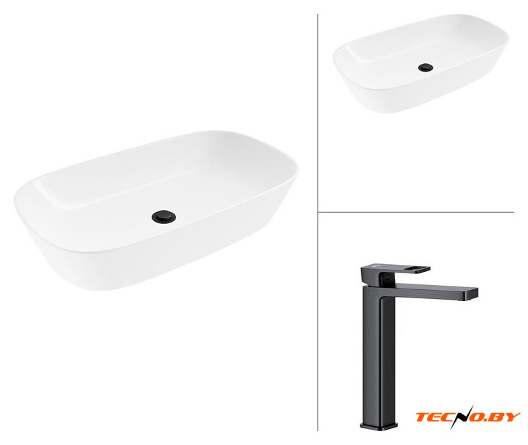 Умывальник Lauter 21393-70 + Cascade 21СК0655BS - Изображение №1 — Интернет-Магазин TECNO.BY