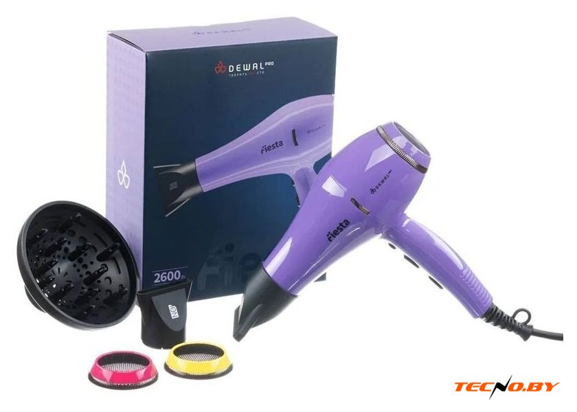 Фен Dewal Fiesta 03-2010 Lavender - Изображение №2 — Интернет-Магазин TECNO.BY