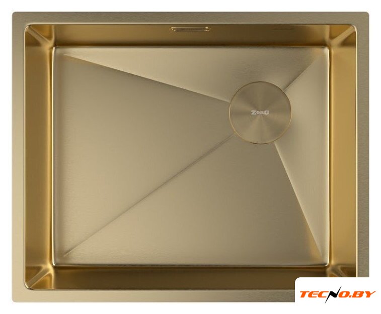 Кухонная мойка ZorG Zerox 54 U / IF Side SF PVD Gold - Изображение №3 — Интернет-Магазин TECNO.BY