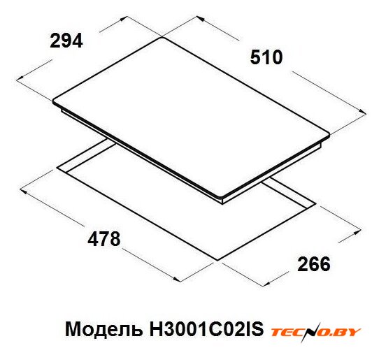 Варочная панель Schtoff H3001C02IS Black - Изображение №3 — Интернет-Магазин TECNO.BY
