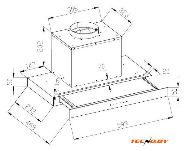 Кухонная вытяжка Schtoff SE 6005 GWH - Изображение №5 — Интернет-Магазин TECNO.BY