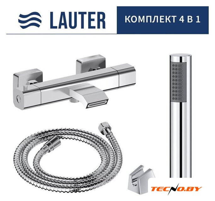 Смеситель Lauter Comfort 21YH40400 с лейкой Living Lily 21S10048 - Изображение №1 — Интернет-Магазин TECNO.BY