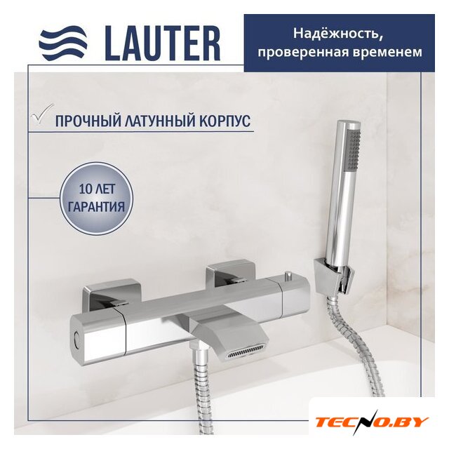 Смеситель Lauter Comfort 21YH40400 с лейкой Living Lily 21S10048 - Изображение №2 — Интернет-Магазин TECNO.BY