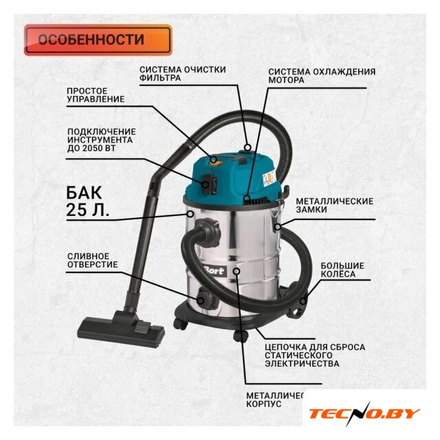Пылесос Bort BSS-1625-STORM - Изображение №14 — Интернет-Магазин TECNO.BY