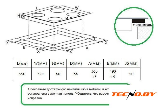 Варочная панель Schtoff I60H12 Nano Matte Black - Изображение №5 — Интернет-Магазин TECNO.BY