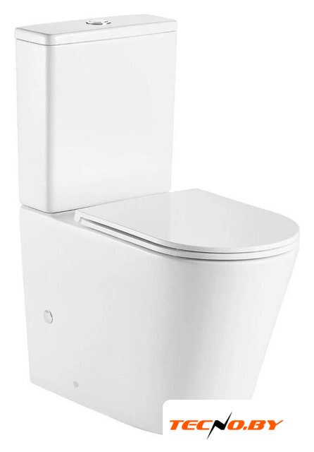 Унитаз напольный WeltWasser WW Salzbach 001 XL GL-WT (белый глянец чаша) - Изображение №2 — Интернет-Магазин TECNO.BY