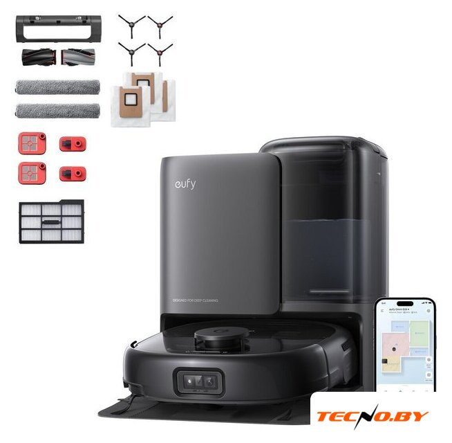 Робот-пылесос Eufy E25 (черный) - Изображение №3 — Интернет-Магазин TECNO.BY