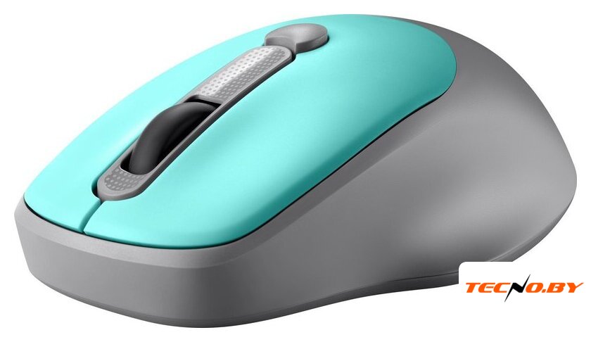 Мышь Defender Feam MM-296 (серый/мятный) - Изображение №3 — Интернет-Магазин TECNO.BY