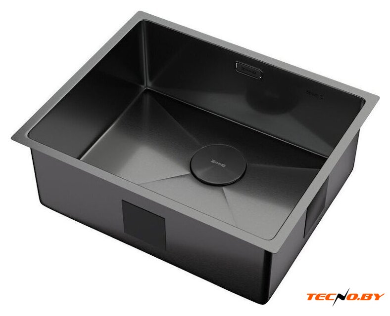 Кухонная мойка ZorG Zerox 54 U / IF PVD Gunblack - Изображение №2 — Интернет-Магазин TECNO.BY