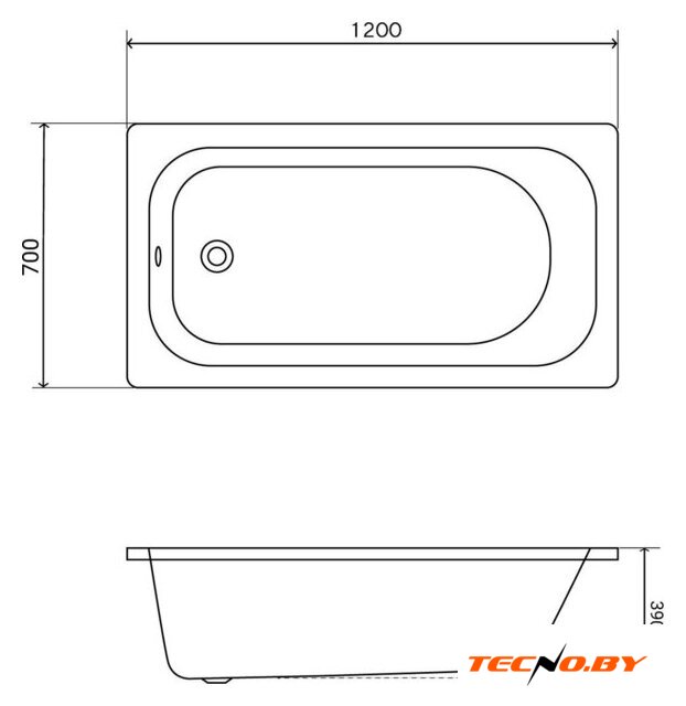 Ванна Lauter Axel 120 21B1120 - Изображение №19 — Интернет-Магазин TECNO.BY