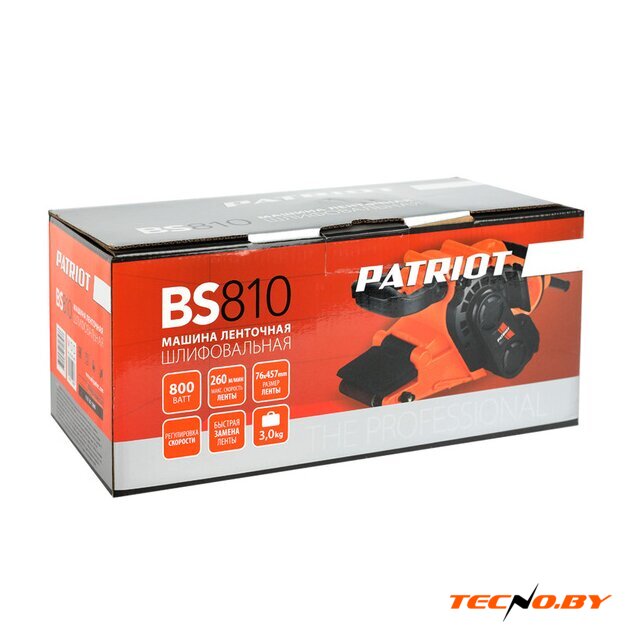 Ленточная шлифмашина Patriot BS 810 [110301500] - Изображение №10 — Интернет-Магазин TECNO.BY