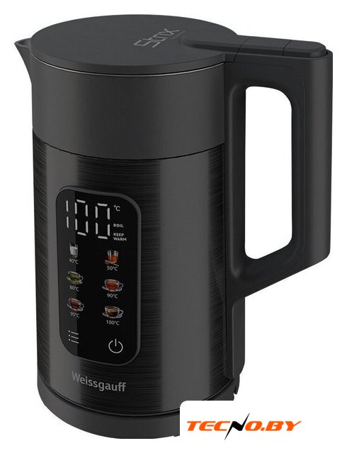 Электрический чайник Weissgauff WK 1560 Db Touch BodyCool - Изображение №2 — Интернет-Магазин TECNO.BY
