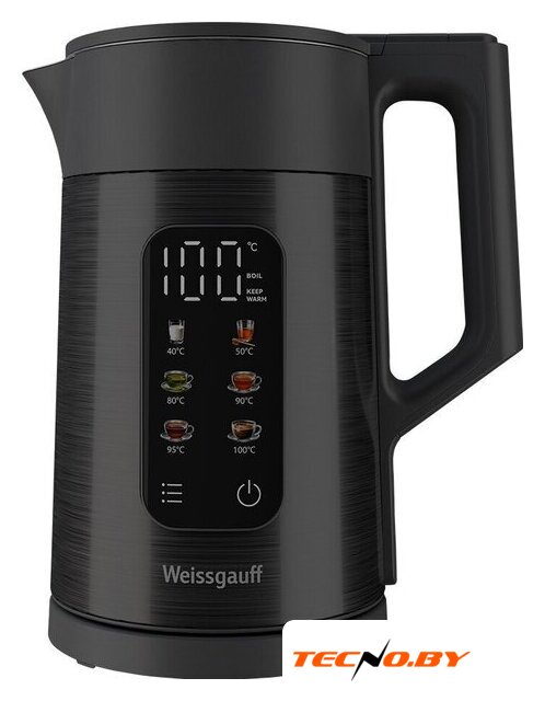 Электрический чайник Weissgauff WK 1560 Db Touch BodyCool - Изображение №4 — Интернет-Магазин TECNO.BY