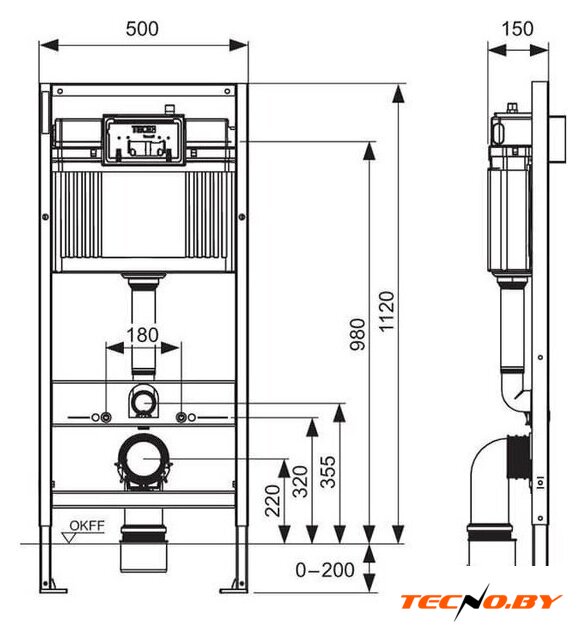 Унитаз подвесной AM.PM Sunny Flashclean C85C1701SC + TECE 9400414 - Изображение №21 — Интернет-Магазин TECNO.BY