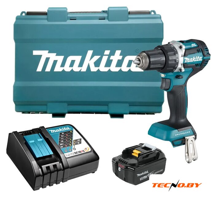 Дрель-шуруповерт Makita DDF484RT (с 1-м АКБ, кейс) - Изображение №1 — Интернет-Магазин TECNO.BY