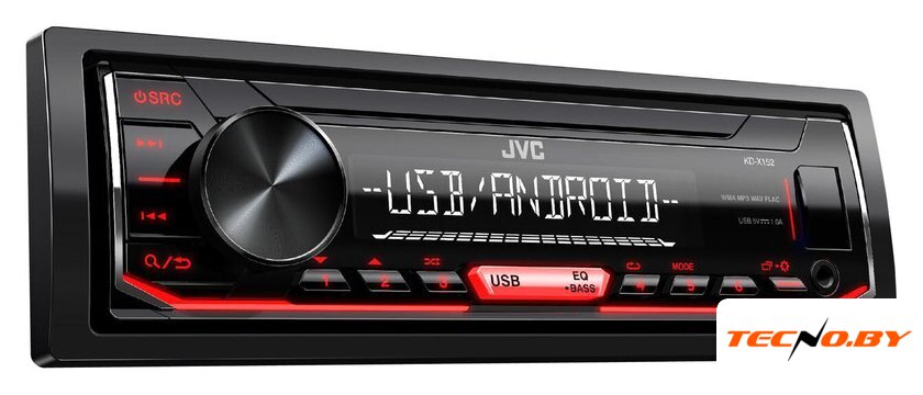USB-магнитола JVC KD-X152M - Изображение №2 — Интернет-Магазин TECNO.BY