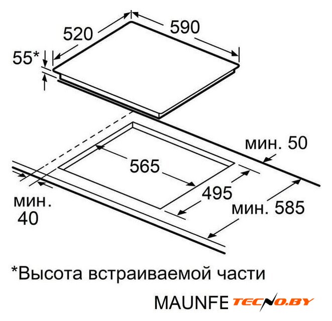 Варочная панель MAUNFELD CVI594SF2WHD Inverter - Изображение №8 — Интернет-Магазин TECNO.BY