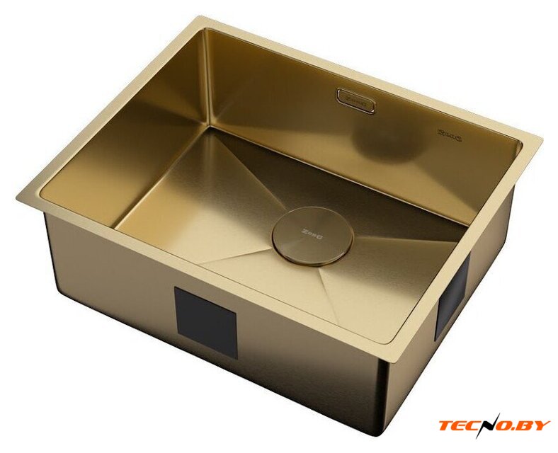 Кухонная мойка ZorG Zerox 54 U / IF PVD Gold - Изображение №2 — Интернет-Магазин TECNO.BY