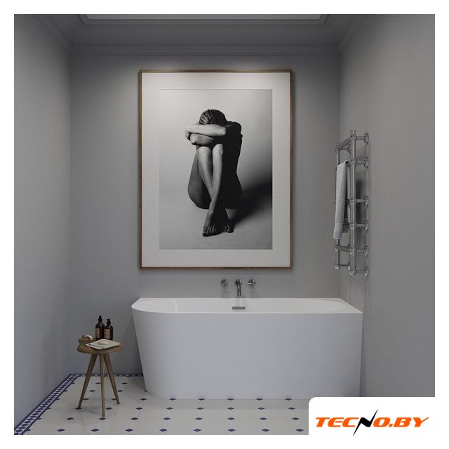 Ванна Wellsee Excellence Pro 150x73 28761001R (пристенная ванна (правая) белый глянец, экран, ножки, сифон-автомат хром) - Изображение №8 — Интернет-Магазин TECNO.BY