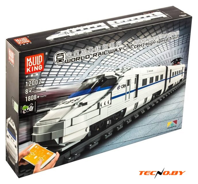 Конструктор Mould King 12002 Поезд CRH2 - Изображение №1 — Интернет-Магазин TECNO.BY