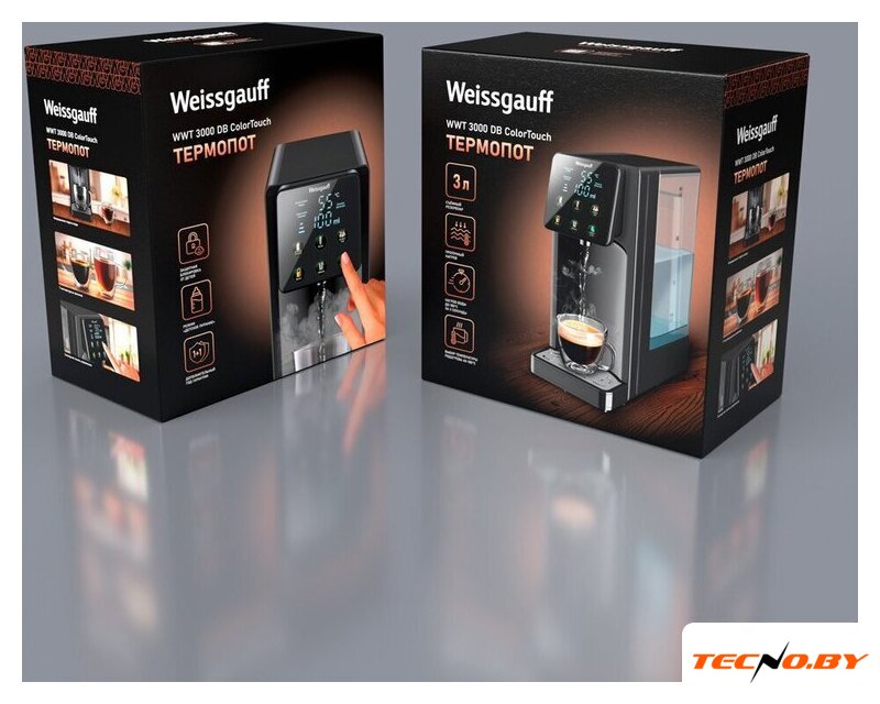 Термопот Weissgauff WWT 3000 DB ColorTouch - Изображение №5 — Интернет-Магазин TECNO.BY