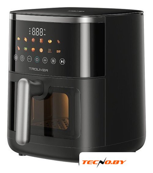 Аэрогриль (аэрофритюрница) Trouver Air Fryer FD10 Pro Max (черный) - Изображение №12 — Интернет-Магазин TECNO.BY