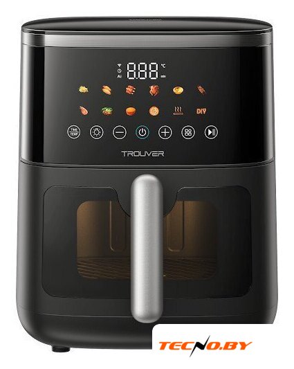 Аэрогриль (аэрофритюрница) Trouver Air Fryer FD10 Pro Max (черный) - Изображение №1 — Интернет-Магазин TECNO.BY