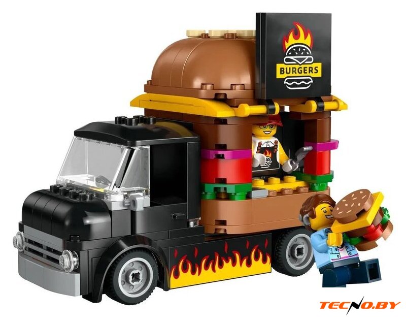 Конструктор LEGO City 60404 Бургер-грузовик - Изображение №3 — Интернет-Магазин TECNO.BY