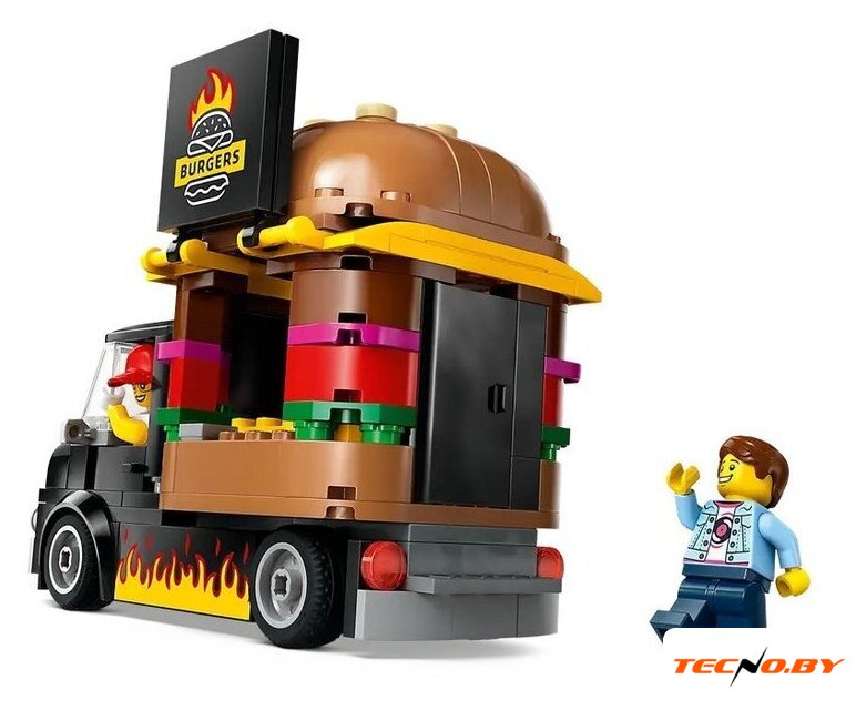 Конструктор LEGO City 60404 Бургер-грузовик - Изображение №5 — Интернет-Магазин TECNO.BY