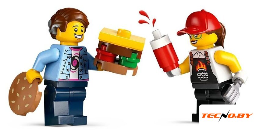 Конструктор LEGO City 60404 Бургер-грузовик - Изображение №6 — Интернет-Магазин TECNO.BY