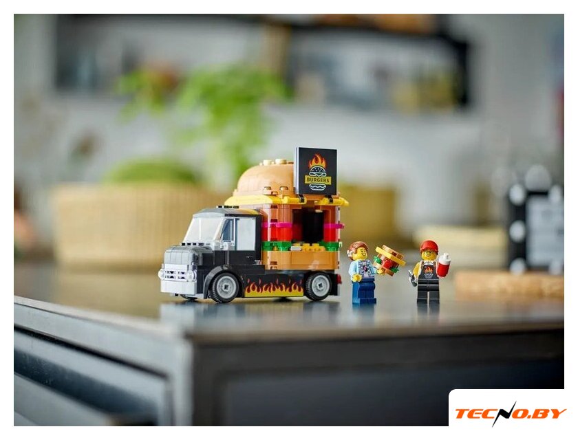 Конструктор LEGO City 60404 Бургер-грузовик - Изображение №9 — Интернет-Магазин TECNO.BY