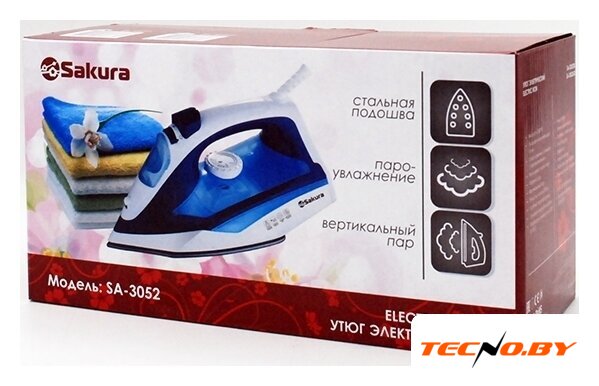 Утюг Sakura SA-3052SBL - Изображение №3 — Интернет-Магазин TECNO.BY