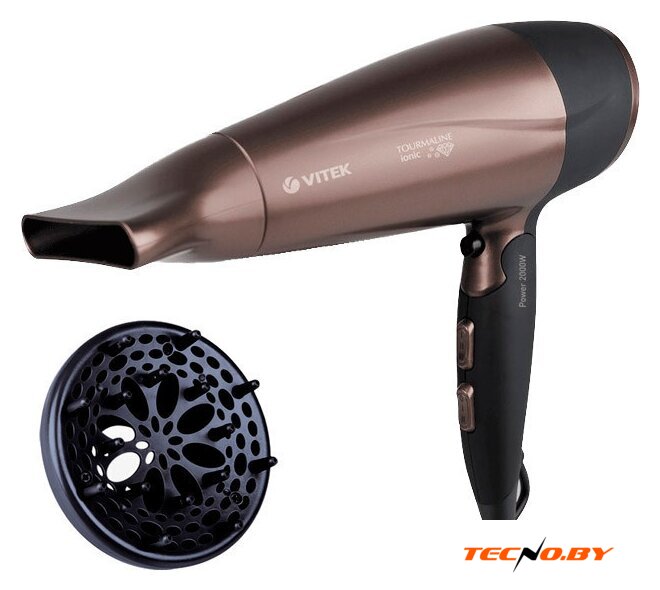 Фен Vitek VT-2238 BN - Изображение №1 — Интернет-Магазин TECNO.BY