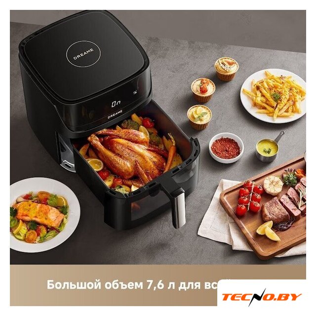 Аэрогриль (аэрофритюрница) Dreame Air Fryer AF10 (черный) - Изображение №7 — Интернет-Магазин TECNO.BY