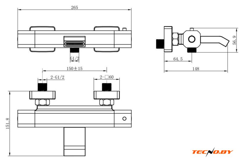 Смеситель Lauter Comfort 21YH40400 с лейкой Relexa Lily 21S10048 - Изображение №14 — Интернет-Магазин TECNO.BY
