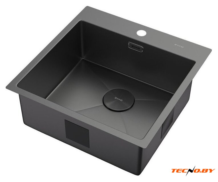 Кухонная мойка ZorG Zerox 51 IF Zurinox PVD Gunblack - Изображение №2 — Интернет-Магазин TECNO.BY