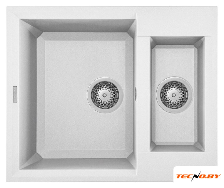 Кухонная мойка Elleci Easy 150 Bianco Titano 68 - Изображение №1 — Интернет-Магазин TECNO.BY