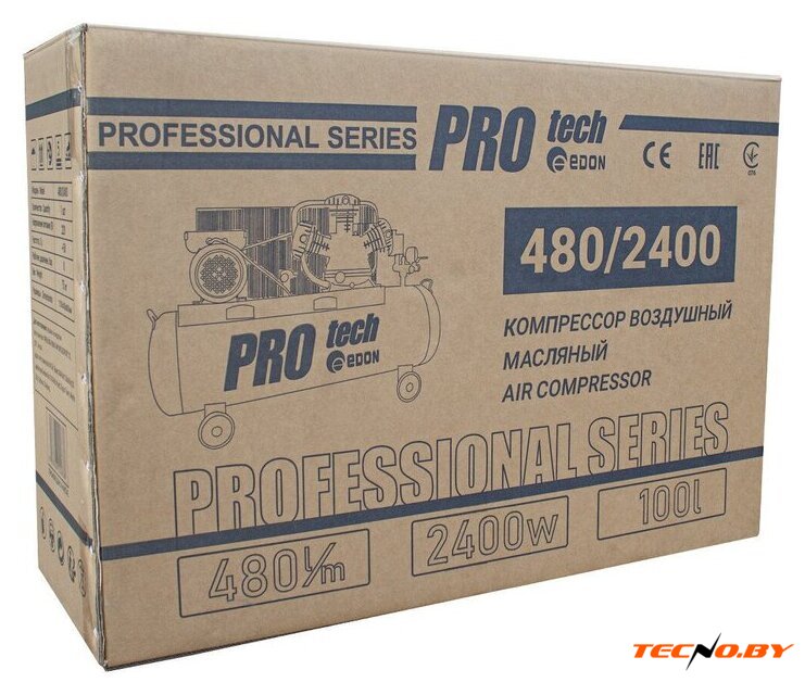 Компрессор Edon PROtech 480/2400 - Изображение №6 — Интернет-Магазин TECNO.BY
