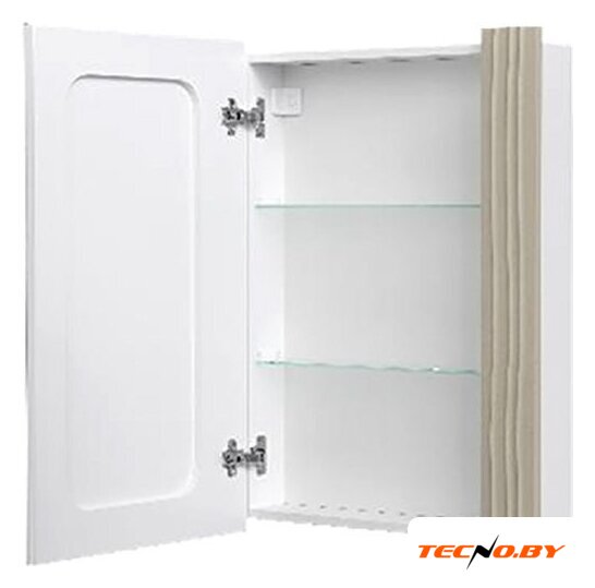  Volna Шкаф с зеркалом Lotty LED 60 L (латте) - Изображение №2 — Интернет-Магазин TECNO.BY