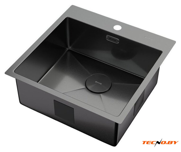 Кухонная мойка ZorG Zerox 51 IF PVD Gunblack - Изображение №2 — Интернет-Магазин TECNO.BY
