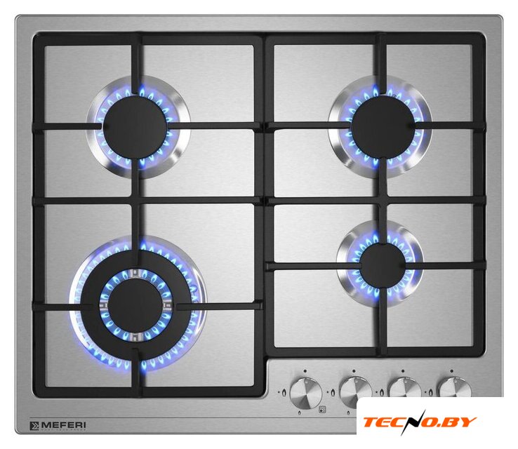 Варочная панель Meferi MGH604IX Light - Изображение №1 — Интернет-Магазин TECNO.BY