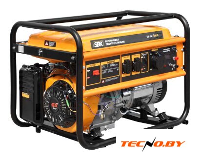 Бензиновый генератор SBK BG7000 - Изображение №1 — Интернет-Магазин TECNO.BY