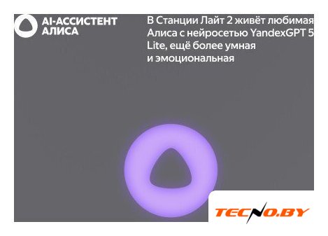 Умная колонка Яндекс Станция Лайт 2 (серый) - Изображение №7 — Интернет-Магазин TECNO.BY