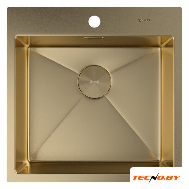 Кухонная мойка ZorG Zerox 51 IF PVD Gold - Изображение №3 — Интернет-Магазин TECNO.BY