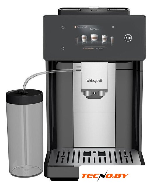 Кофемашина Weissgauff WCM-340 TFT Automatic Touch Cappuccino Nero - Изображение №3 — Интернет-Магазин TECNO.BY