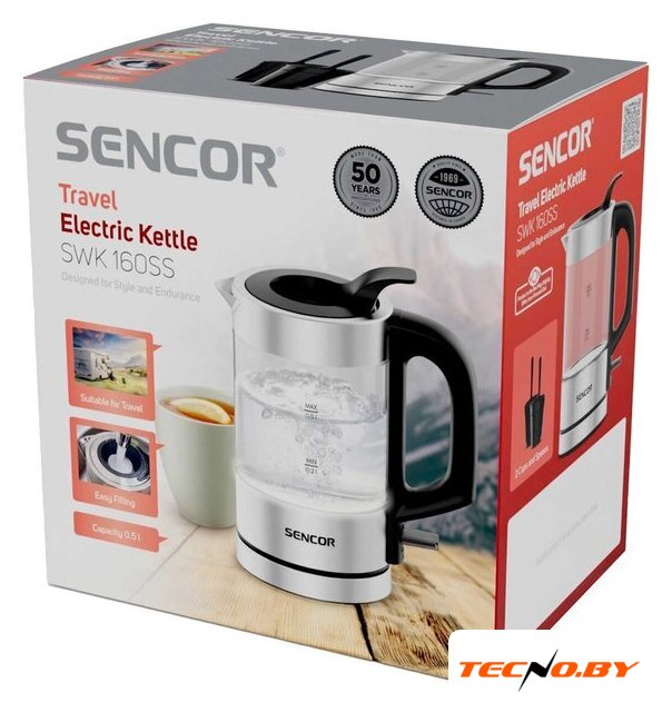 Электрический чайник Sencor SWK 160SS - Изображение №14 — Интернет-Магазин TECNO.BY