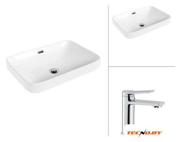 Умывальник Lauter 21441A + Silk 21CK572С - Изображение №1 — Интернет-Магазин TECNO.BY